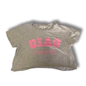 fiorucci vintage crop top ciao